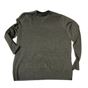 Smartwool Gray Crewneck Sweater‎ with Ribbed Cuffs